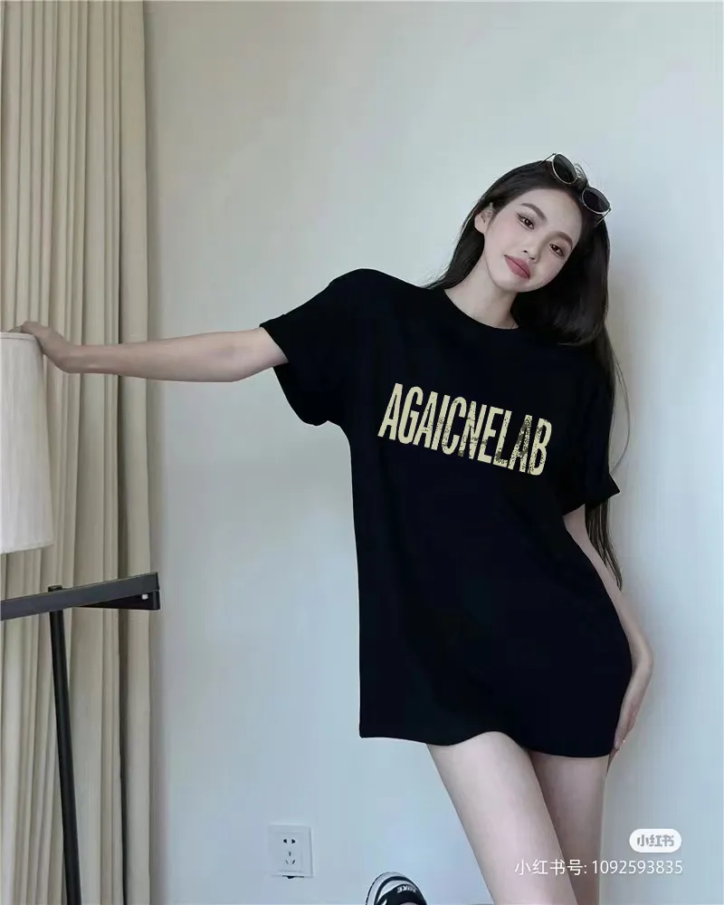 P80✨🔥 BALENCIAGA Paris lettering printed short-sleeved T-shirt. Custom-woven and dyed 300 grams of combed cotton heavyweight fabric. Zero color difference in threads. Perfect details. Different from the current currency version. Welcome to compare. Same Style for men and women. Must-sell in the picture above. Color: White Black Size: 1 2 3 4